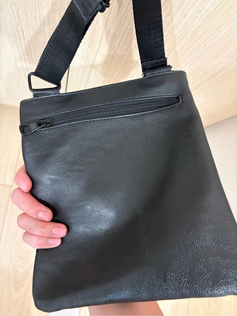 Men’s Black Crossbody Bag – New Without  Tag